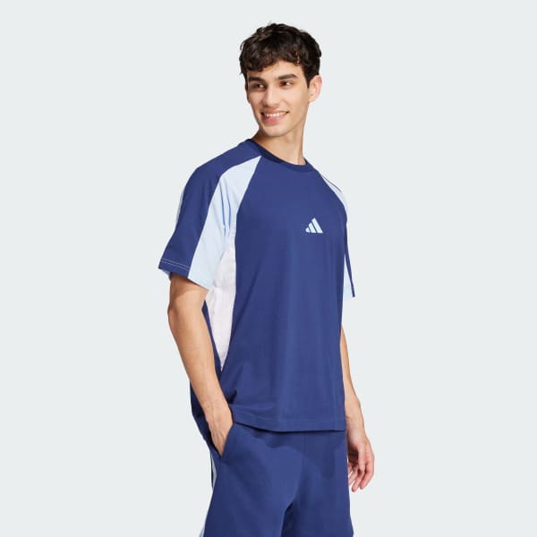 Μπλε Seasonal Essentials Colorblock Tee