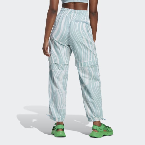 สีขาว กางเกงแทรคพิมพ์ลาย adidas by Stella McCartney TrueCasuals