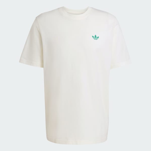 Blanc T-shirt ample Retro Orange GFX