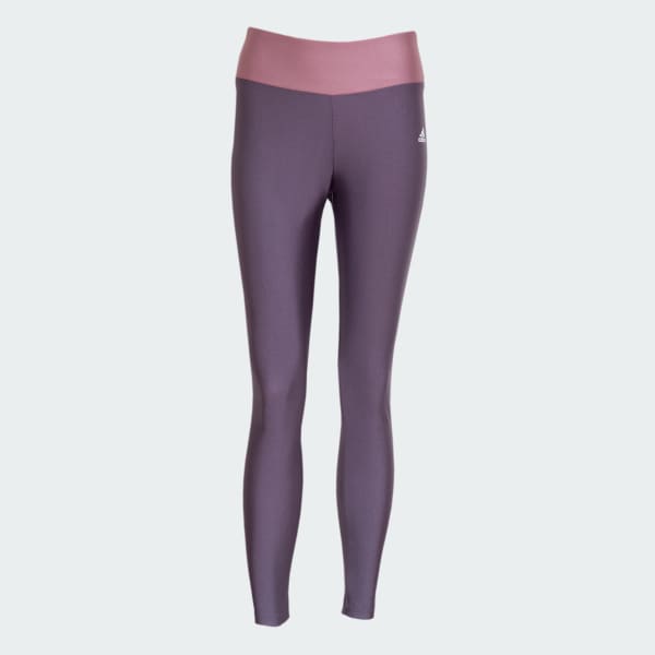 Purpura Licras Pretina Alta Designed to Move Colorblock