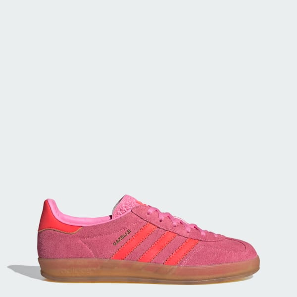 ★Adidas WS Gazelle Indoor Beam Pink Solar Red★ adidas Gazelle Indoor Shoes - Pink | Free Shipping with