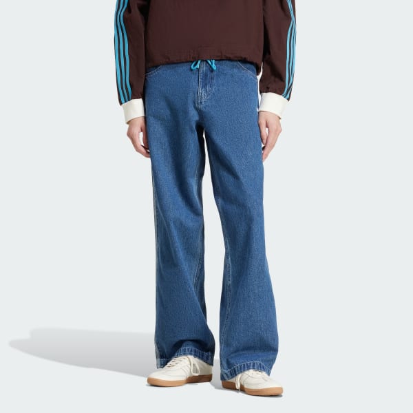 Azul Pantalón Adicolor Denim Firebird