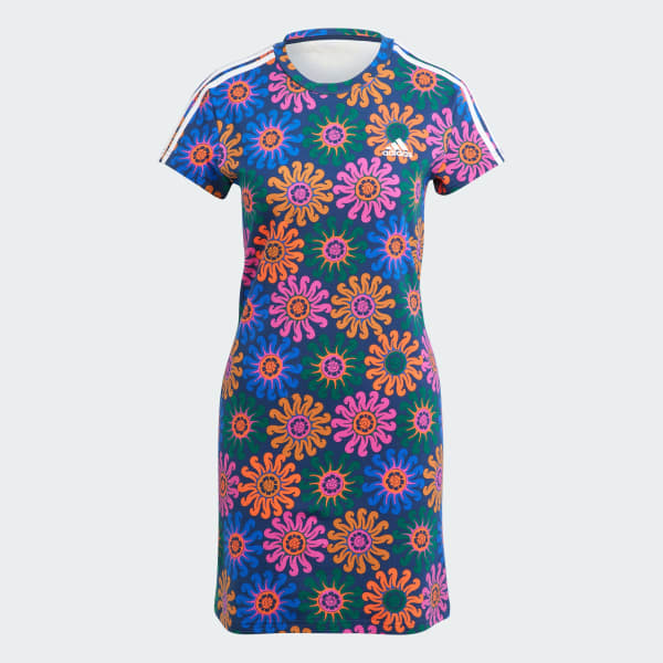 adidas x FARM Rio Slim Dress Blue adidas Canada