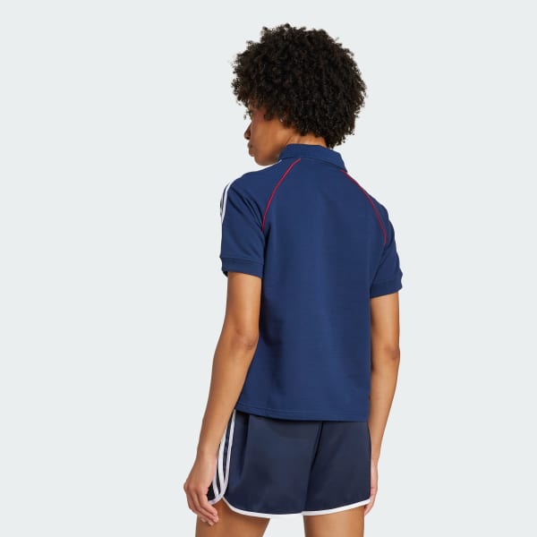 Blue SST Adicolor Short Sleeve Polo