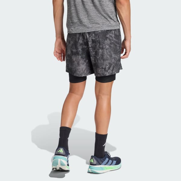 Grigio Pantaloncini Own The Run Spray Dye 2-in-1