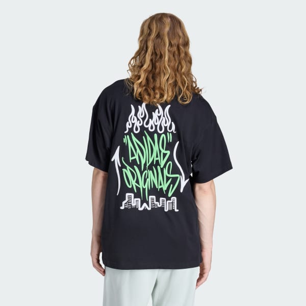 สีดำ เสื้อยืด STREETDRAWING