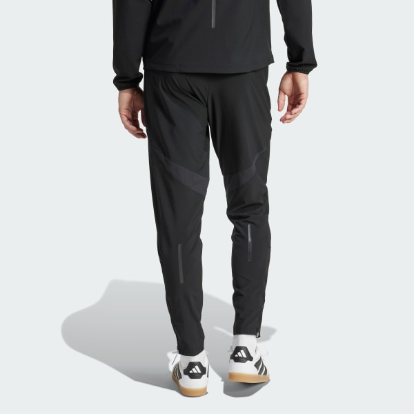 Svart Real Madrid Tiro 25 Pro Vis Tech Travel Bukse