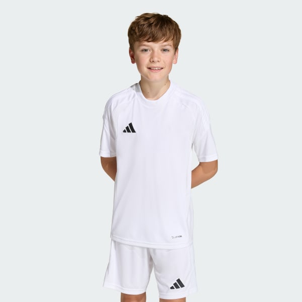 สีขาว เสื้อฟุตบอล Tiro26 League สำหรับเด็ก