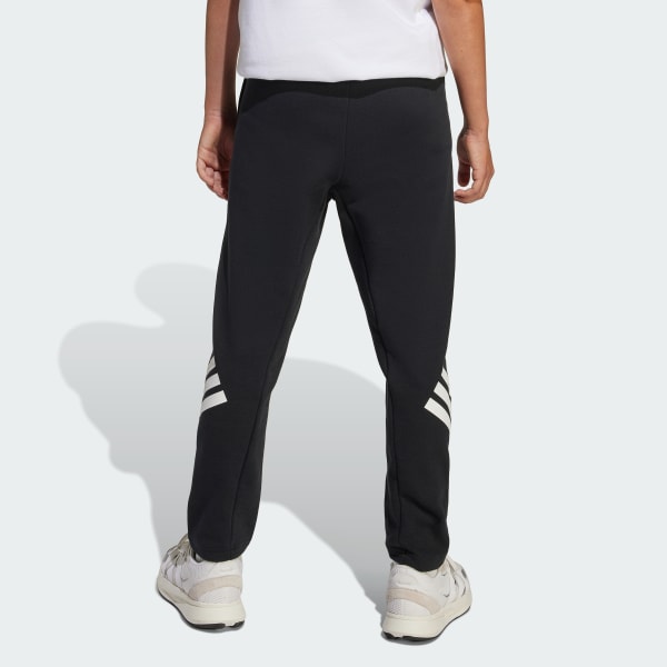 Siyah Future Icons 3-Stripes Ankle-Length Kids Eşofman Altı