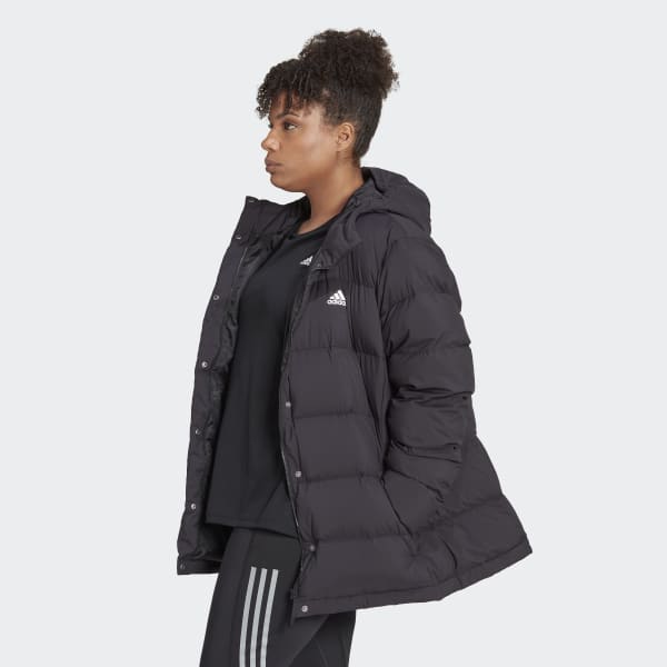 Giacca imbottita Helionic Hooded Curvy Bianco adidas adidas