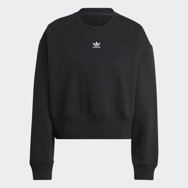 adidas Adicolor Essentials Crew Sweatshirt - Black | adidas Australia