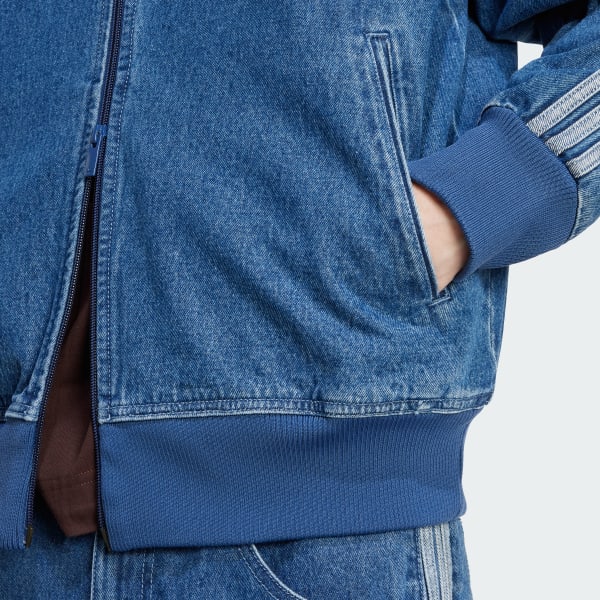 Track top adicolor Denim Firebird - Blu adidas | adidas Italia