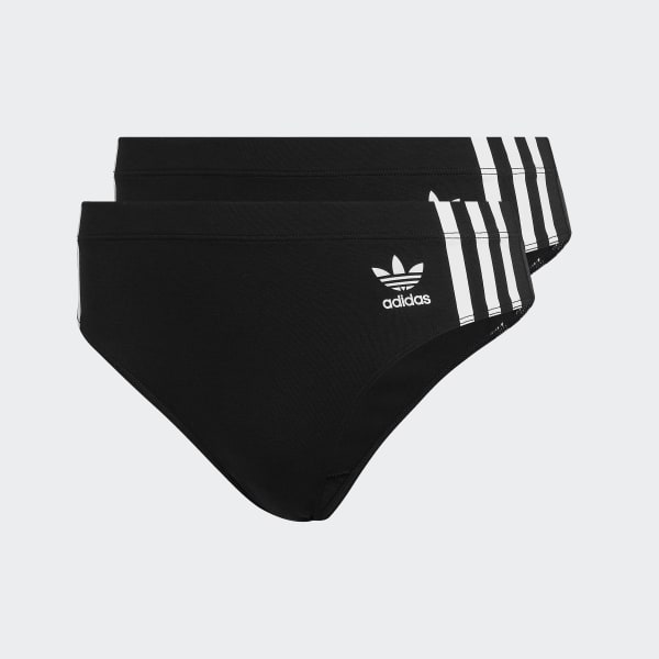 Nero Tanga adicolor Comfort Flex Cotton Wide Side (confezione da 2) HPO17