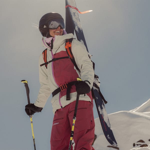 Women's TERREX MYSHELTER 3 LAYER GORE TEX SNOW JACKET - Red