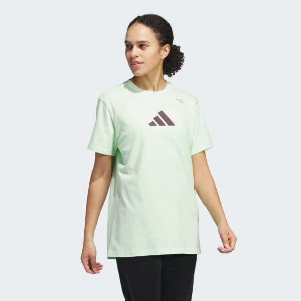 Green Softball Graphic T-Shirt