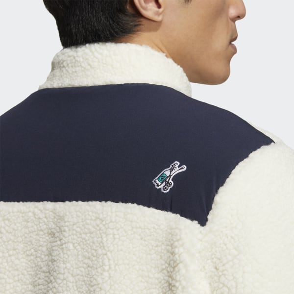 White Play Green Full-Zip BOA Long Sleeve Jacket QD690