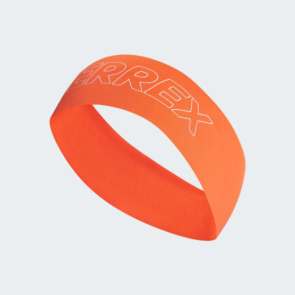 Orange adidas headband store