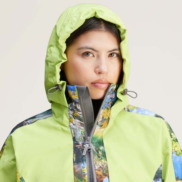 アディダス＆ステラ☆TrueNature Earth Collage Backpack Jacket adidas by Stella McCartney TrueNature Earth Collage Backpack