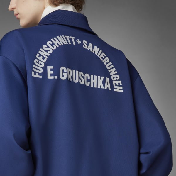 adidas Blue Version Half-Zip Crew Sweatshirt - Blue | Free