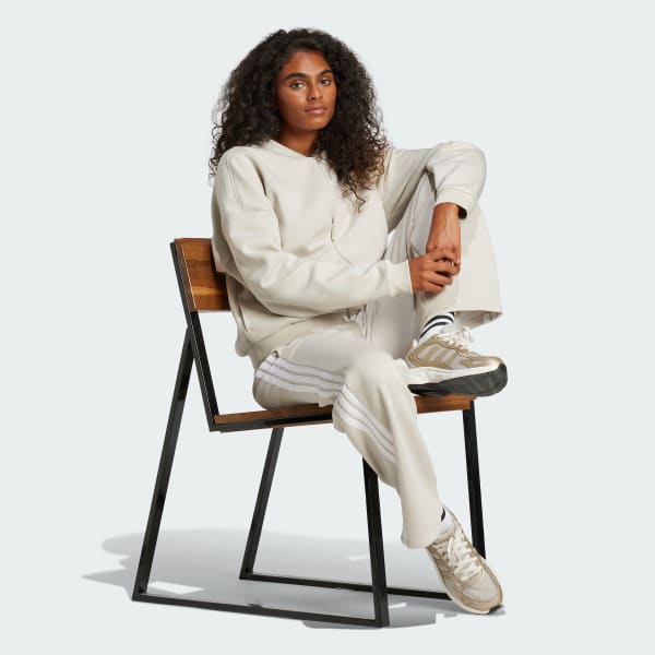 【SATIIIZ】Dihen Pintuck Curved Training Pants Poen Stripe Curved Pants - satiiiz