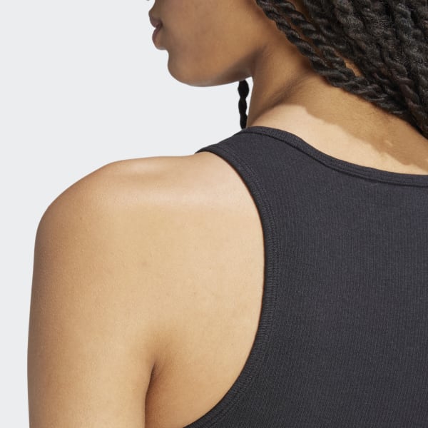 ★adidas originals★W ESSENTIAL RIB TANK DRESS★追跡可 Essentials_Rib_Tank_Dress_Blac