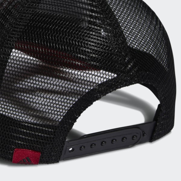 ★AEAE★ WEB LOGO MESH CAP REDBLACK A223UAA12BC adidas Structured Mesh Snapback Training Hat - Red | adidas