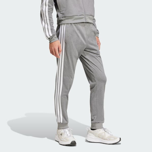 Black Mélange Tricot Track Pants