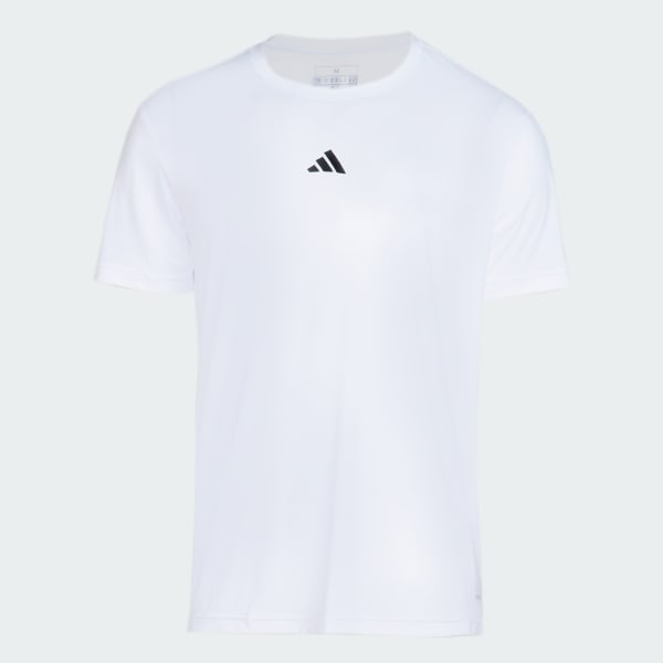 Branco CAMISETA TRAIN ESSENTIALS TRÊS LISTRAS