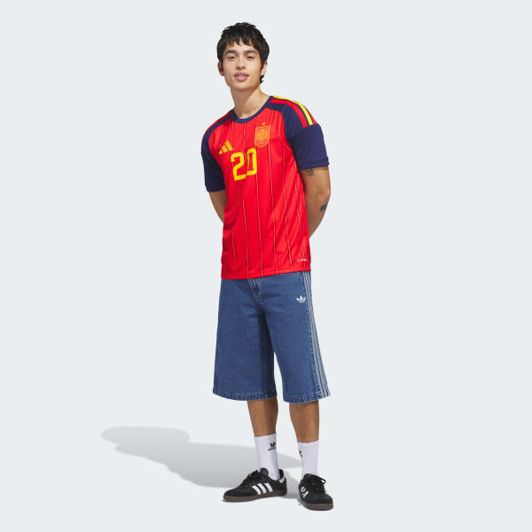 adidas Spain 26 Home Pedri Jersey - Red | Free Shipping with