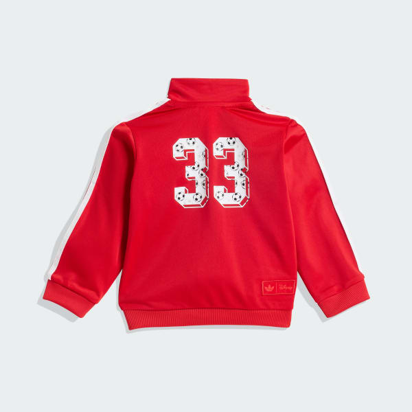 Red adidas Disney Firebird Tracksuit