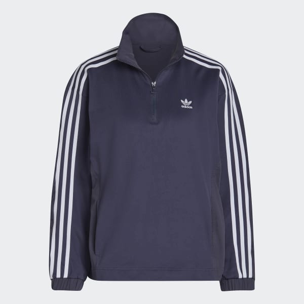 Azul Casaco de Meio Fecho Adicolor Classics