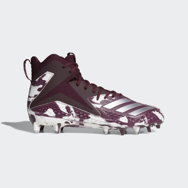 maroon youth football cleats