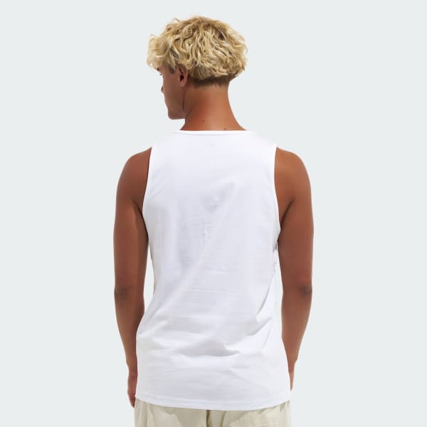 White FIJI POSTER GRAPHIC TANK