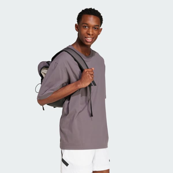 Grey adidas Z.N.E. Loose-Fit Tee
