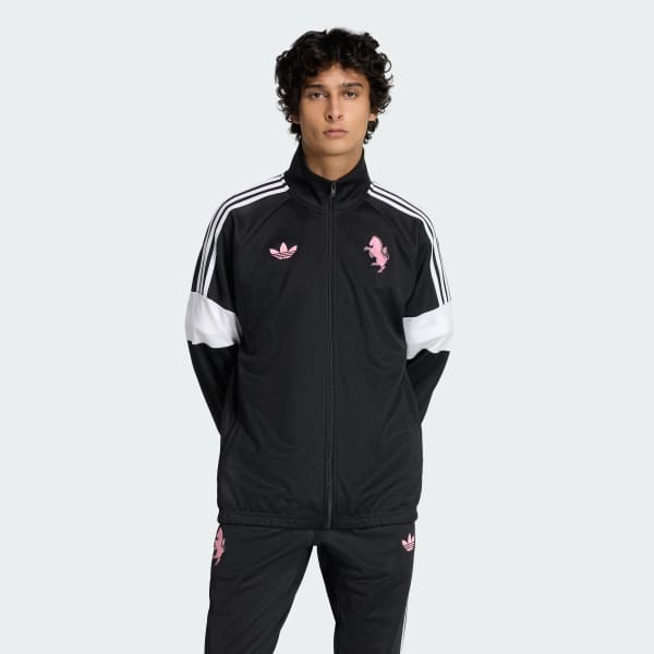 adidas Juventus LFSTLR Track Top - Black | Free Shipping with