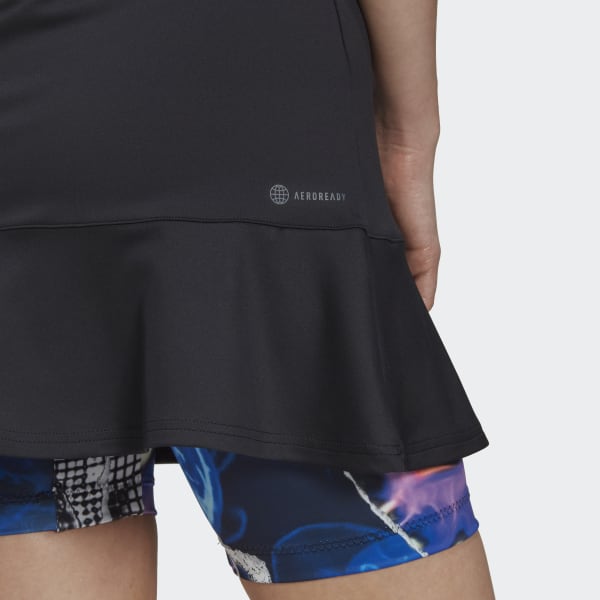 Zwart Tennis U.S. Series Y-Jurk IE686