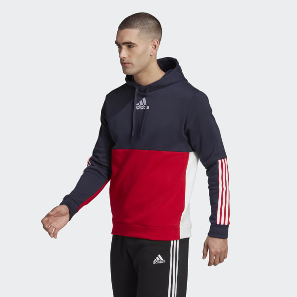adidas Colorblock Track Suit - Red, Men's Lifestyle