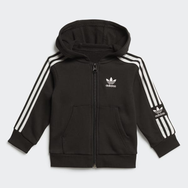 black hoodie set
