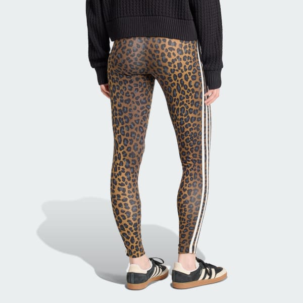 Flerfarvet Leopard 3-Stripes tights