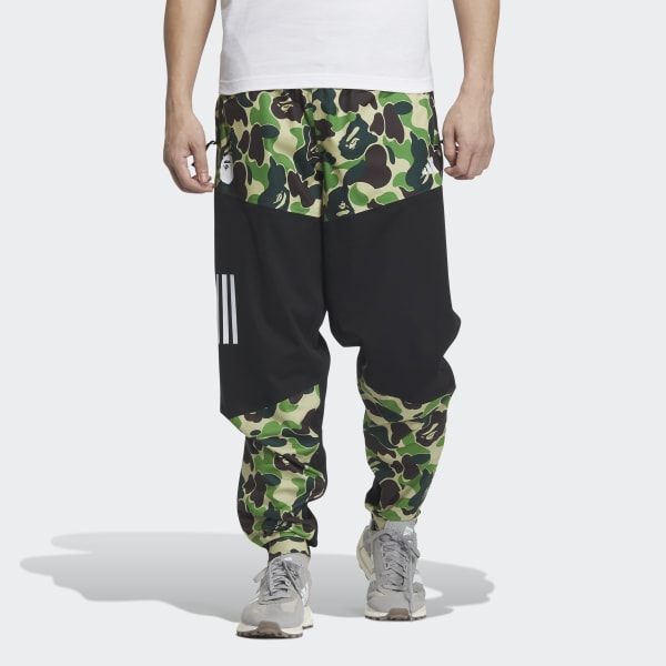 Bape joggers black online
