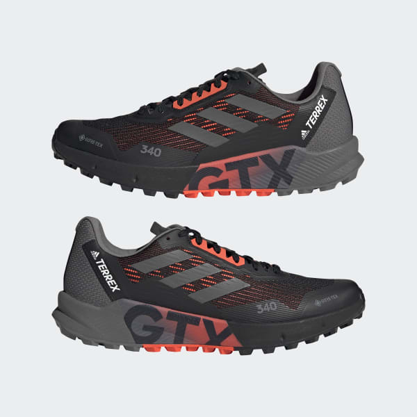 adidas Terrex Agravic Flow 2.0 GORE-TEX Trail Shoes - Black | Men's adidas US