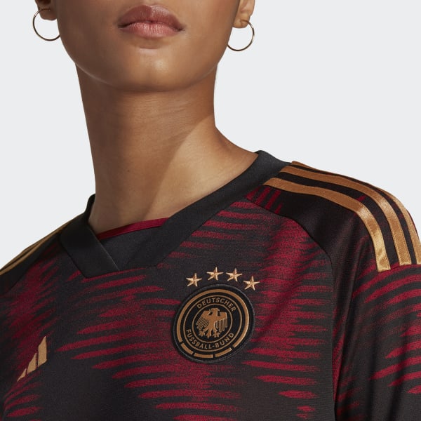 Sort Germany 22 Long Sleeve udebanetrøje ZR782