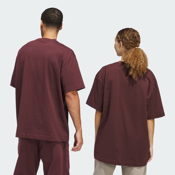 Burgundy adidas Basketball Tee (Gender Neutral)
