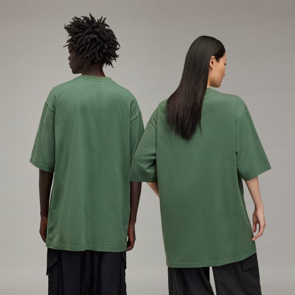 Green Y-3 Boxy Short Sleeve Tee