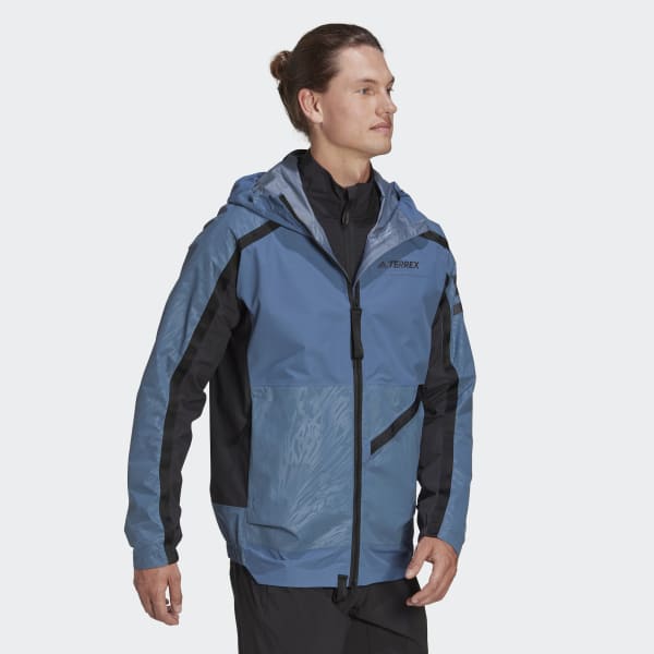 Blau TERREX Utilitas Regenjacke