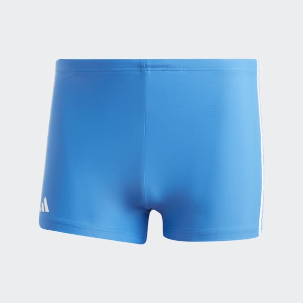 Adidas Boxer Color Block Blue Swim Trunks - Futfanatics