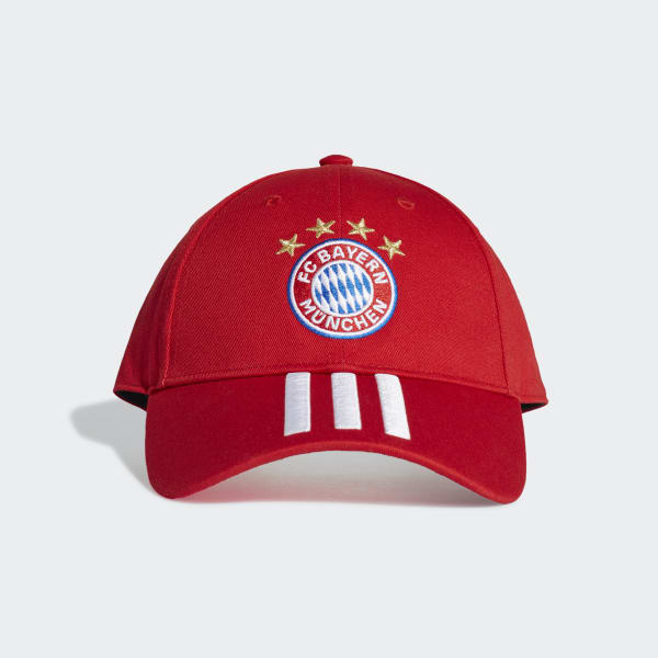 Czerwony FC Bayern Baseball Cap IRH15