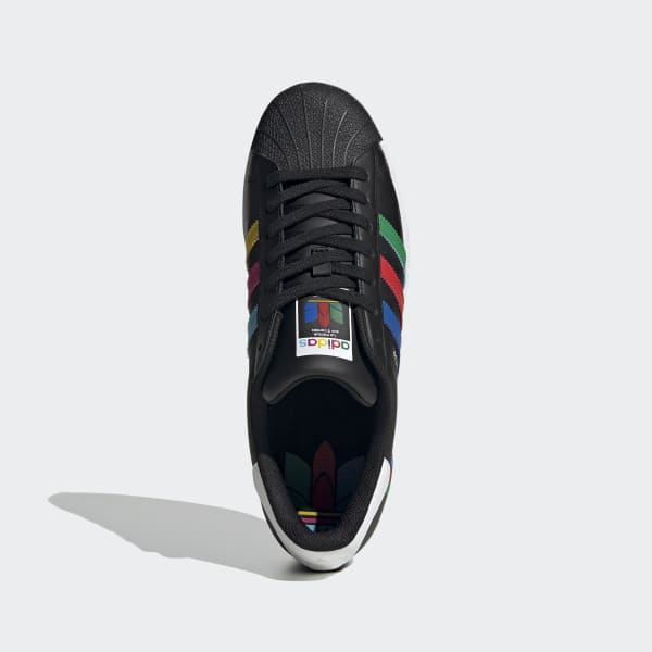 Adidas superstar ii top fierté pack noir