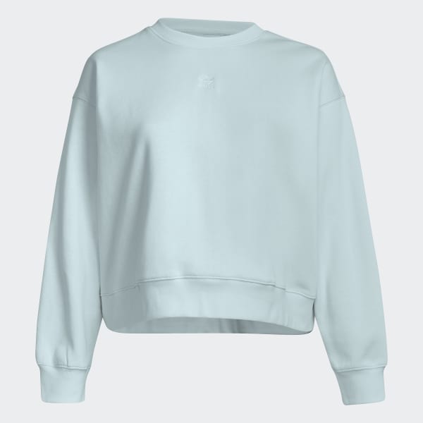 Niebieski Adicolor Essentials Crew Sweatshirt (Plus Size) N4176