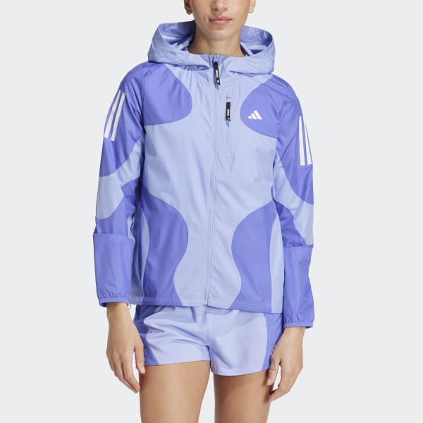 Jaqueta Own the Run Base WIND.RDY - Azul adidas | adidas Brasil